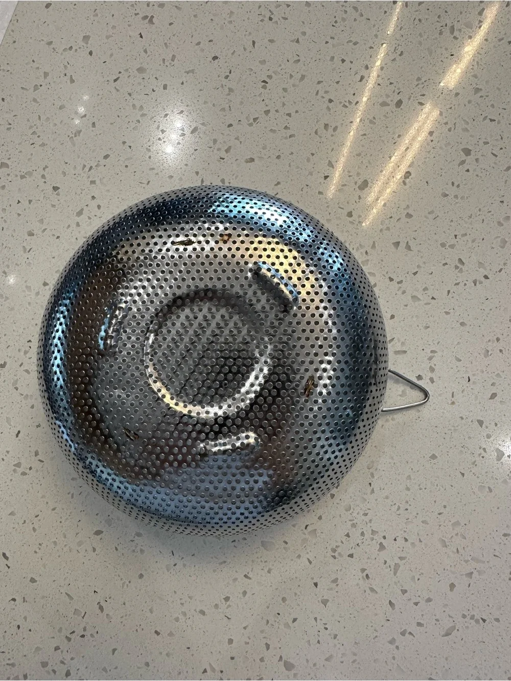 Stainless Steel Perforated Strainer Insert - Silver